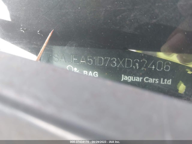 2003 JAGUAR X-TYPE 2.5L VIN: SAJEA51D73XD32406