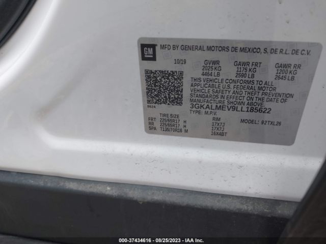 3GKALMEV9LL185622 GMC Terrain Sle