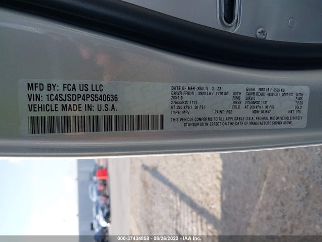 2023 Jeep Wagoneer, VIN: 1C4SJSDP4PS540636