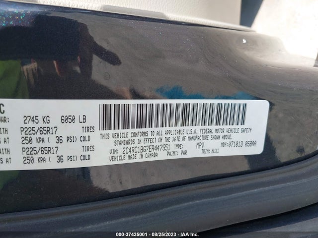 2C4RC1BG7ER447551 Chrysler Town & Country Touring