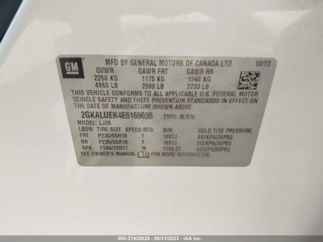 2GKALUEK4E6169695 GMC Terrain Denali