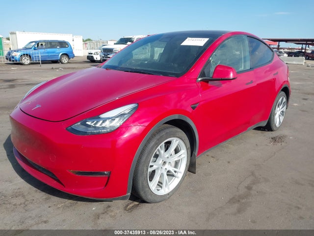 Tesla Model Y Long Range 2022 7SAYGAEE9NF485923 Image 2