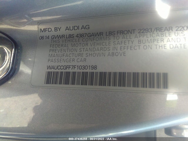 WAUCCGFF7F1030198 Audi A3 1.8t Premium Plus