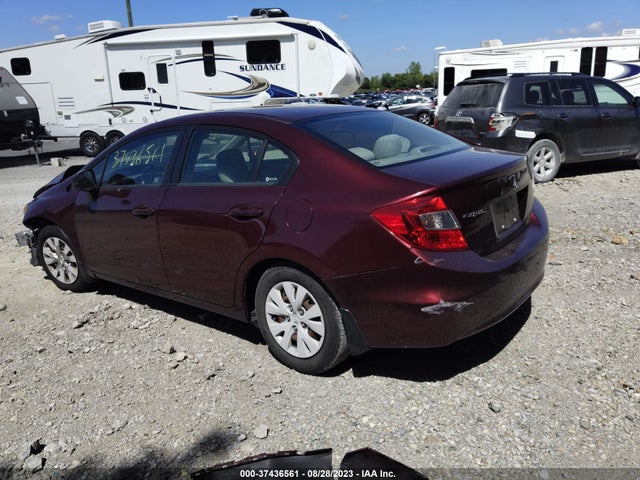 2012 HONDA CIVIC SDN LX VIN: 19XFB2E53CE035373