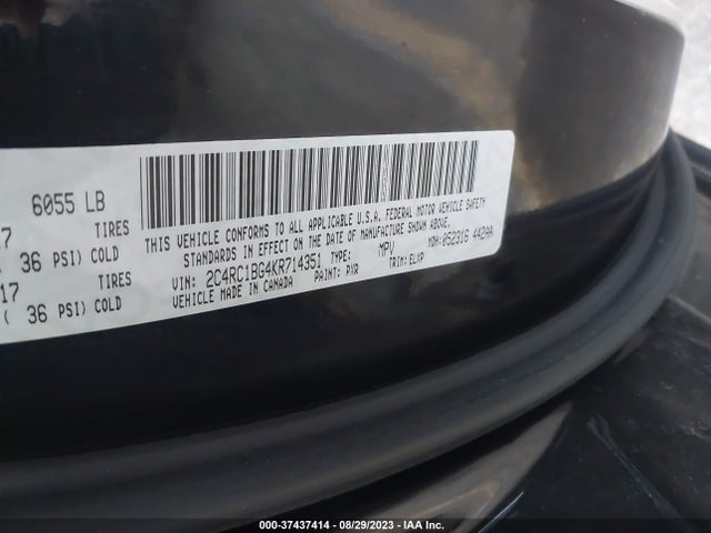 Chrysler Pacifica Touring L 2019 2C4RC1BG4KR714351 Image 9