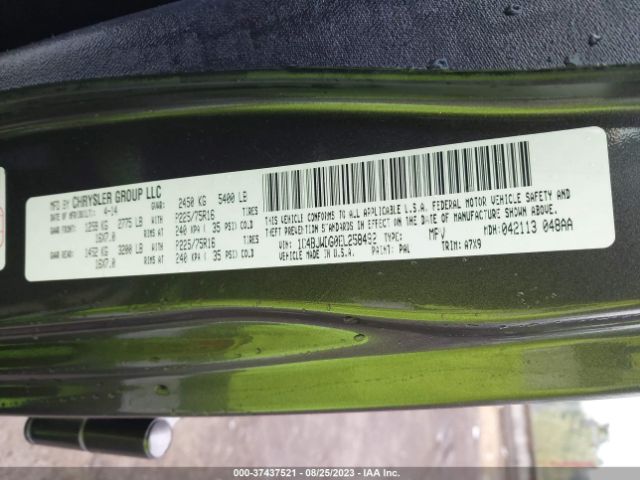 1C4BJWDG0EL258492 Jeep Wrangler Unlimited Sport