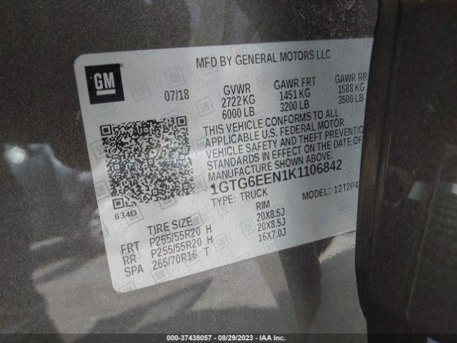 1GTG6EEN1K1106842 GMC Canyon 4wd Denali