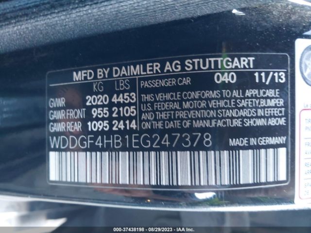 WDDGF4HB1EG247378 Mercedes-Benz C-class C 250