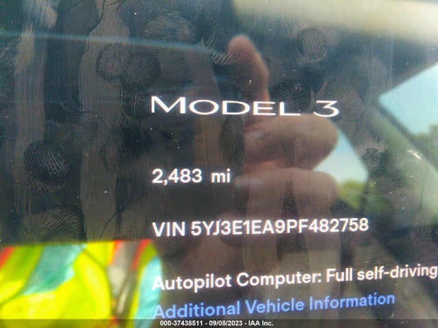 Tesla MODEL 3 2023 5YJ3E1EA9PF482758 Image 7