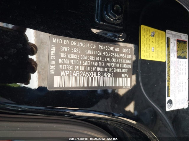 2017 PORSCHE MACAN WP1AB2A5XHLB14861 Photo 8