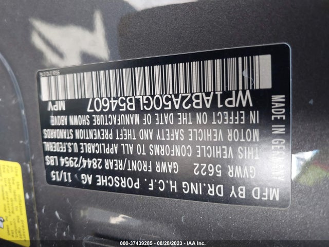 2016 PORSCHE MACAN WP1AB2A50GLB54607 Photo 8