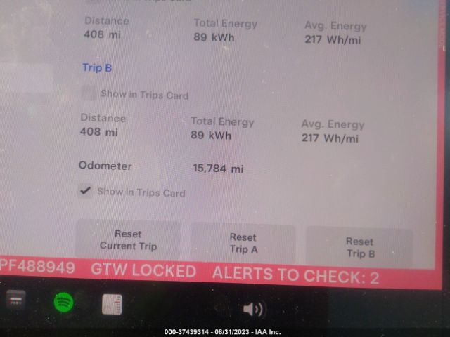 5YJ3E1EA2PF488949 Tesla MODEL 3