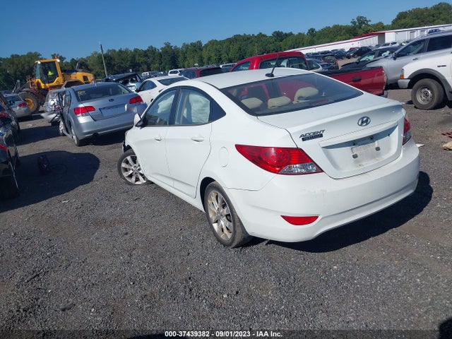 2012 HYUNDAI ACCENT GLS VIN: KMHCU4AE5CU129024