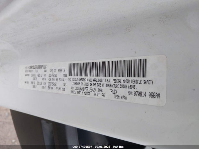 3C6URVHD7EE120427 RAM Promaster