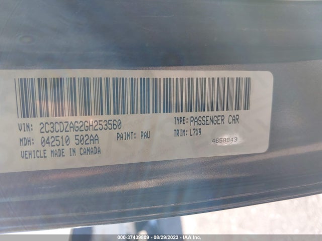 Dodge Challenger Sxt 2016 2C3CDZAG2GH253560 Image 9