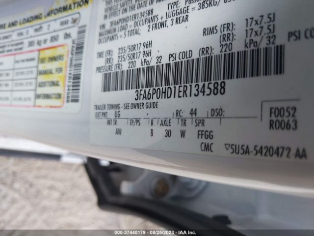 3FA6P0HD1ER134588 Ford FUSION SE