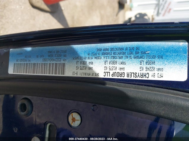 Dodge Challenger Sxt 2014 2C3CDYAGXEH133965 Image 9
