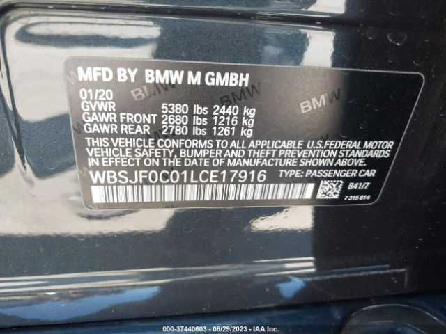 WBSJF0C01LCE17916 BMW M5 Competition
