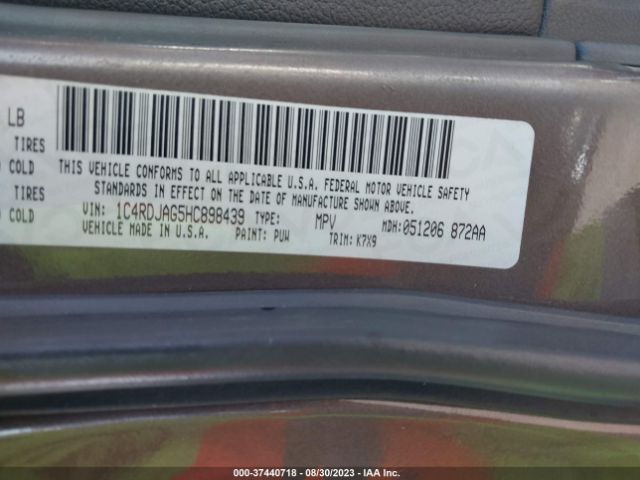 1C4RDJAG5HC898439 Dodge Durango Sxt