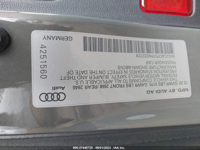 2023 Audi S5, VIN: WAUC4CF57PA033729