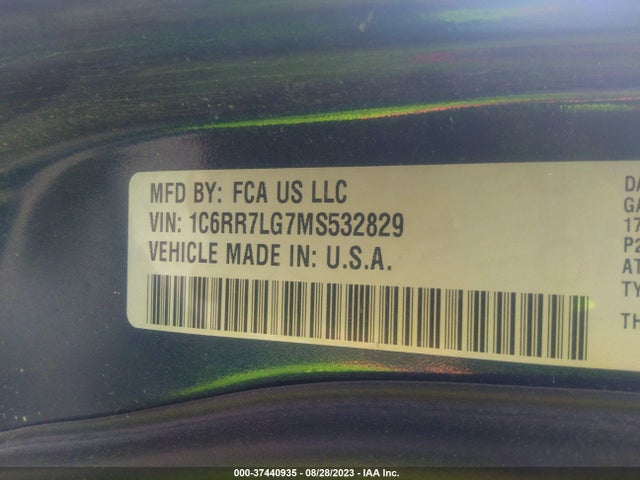 RAM 1500 Classic Slt/warlock 2021 1C6RR7LG7MS532829 Image 9