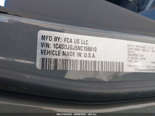 1C4SDJGJ5NC156610 Dodge Durango Srt 392