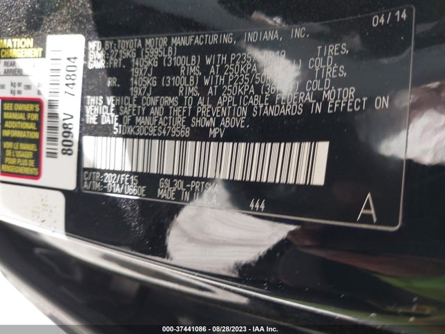 Toyota SIENNA SE 2014 5TDXK3DC9ES479568 Image 16