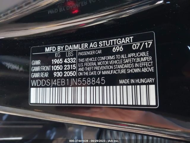 2018 MERCEDES-BENZ CLA WDDSJ4EB1JN558845 Photo 8