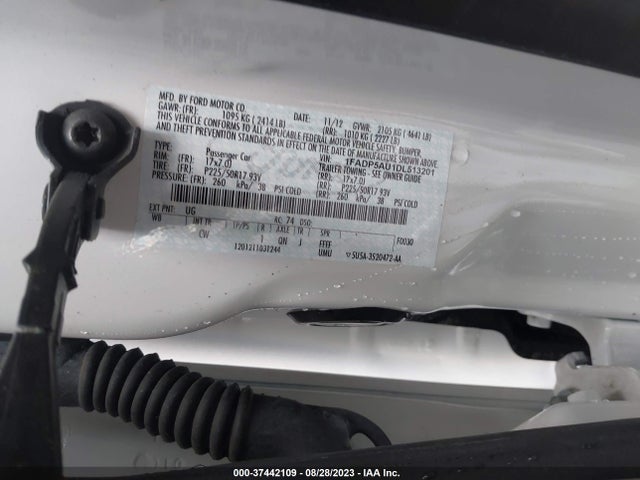 Aukcja sprzedaży 2013 Ford C-max Hybrid Se, vin: 1FADP5AU1DL513201, numer aukcji: 37442109