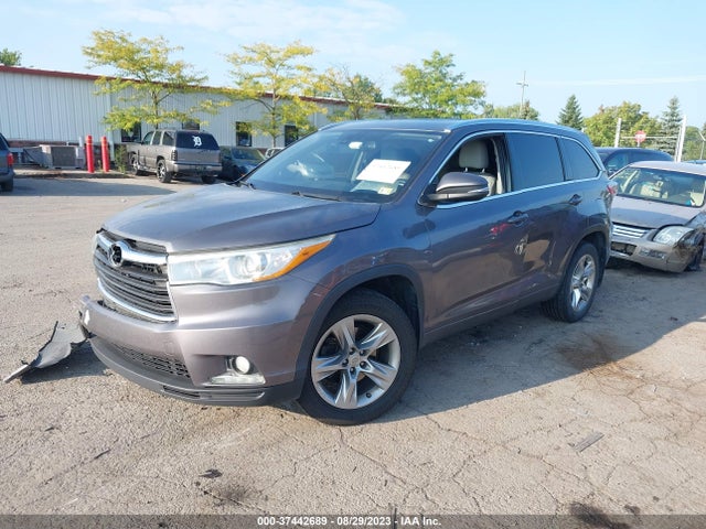 Toyota Highlander Limited 2015 5TDDKRFH1FS195156 Image 2