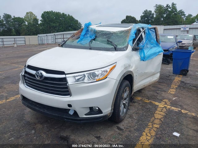 Toyota Highlander Xle V6 2014 5TDKKRFH4ES033219 Image 2
