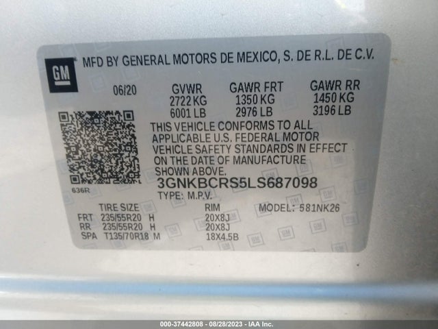 Chevrolet Blazer Fwd 2lt 2020 3GNKBCRS5LS687098 Image 9