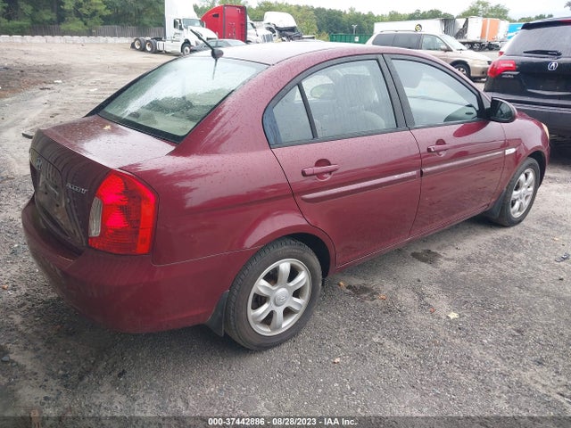 2007 HYUNDAI ACCENT GLS VIN: KMHCN46C77U104653