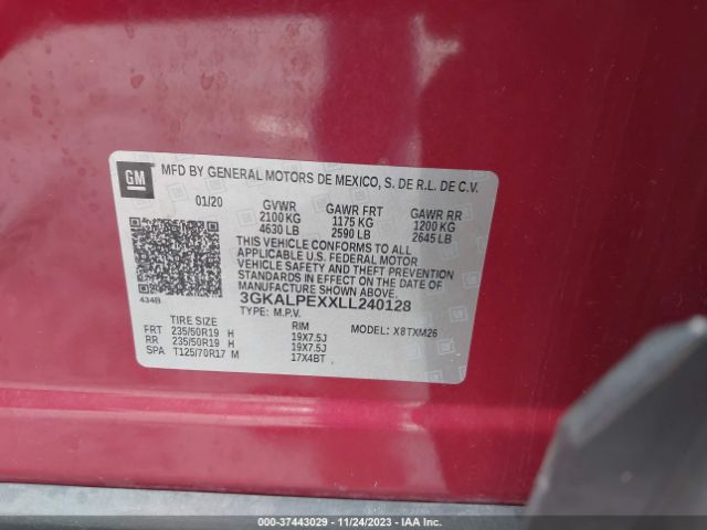 3GKALPEXXLL240128 GMC Terrain Slt