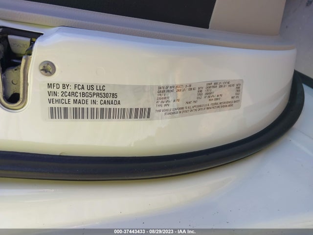 2C4RC1BG5PR530785 Chrysler Pacifica Touring L