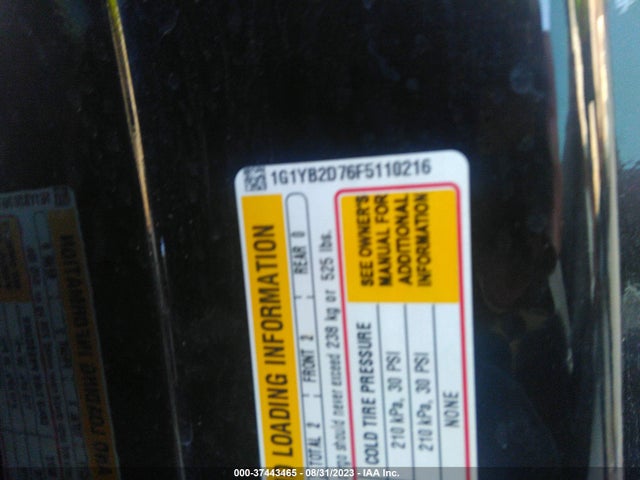 Chevrolet Corvette 1lt 2015 1G1YB2D76F5110216 Image 9