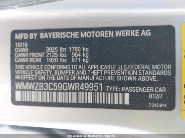 WMWZB3C59GWR49951 Mini COOPER COUNTRYMAN