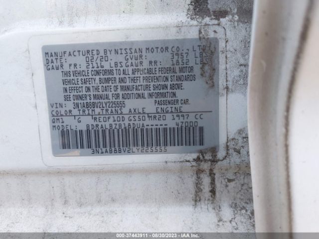 3N1AB8BV2LY225555 Nissan SENTRA S