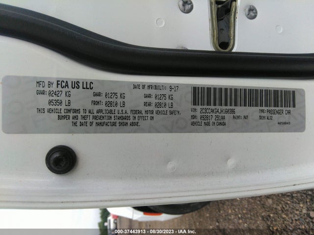 2C3CCAKG4JH160386 Chrysler 300 Limited