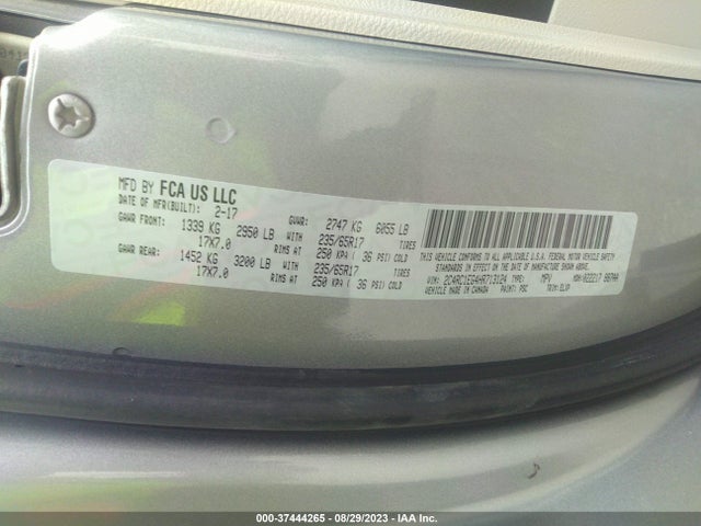 2C4RC1EG4HR713124 Chrysler Pacifica Touring-l Plus