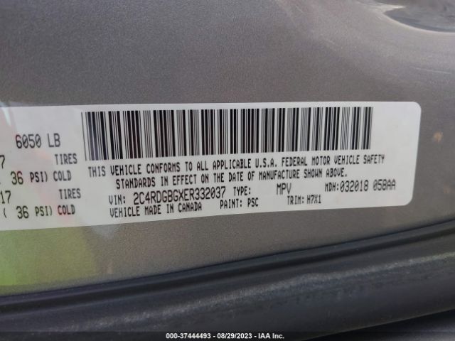 2C4RDGBGXER332037 Dodge Grand Caravan American Value Pkg