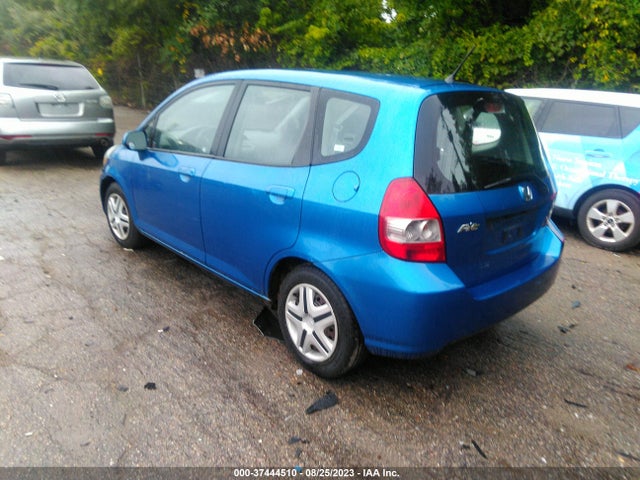 2007 HONDA FIT VIN: JHMGD38447S044835