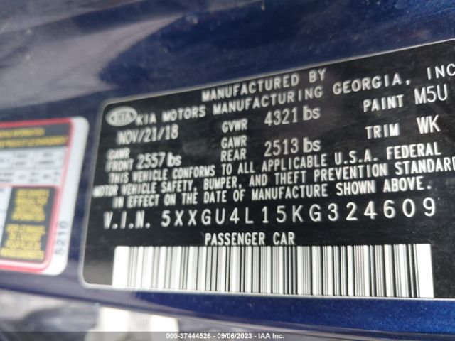 5XXGU4L15KG324609 KIA OPTIMA EX