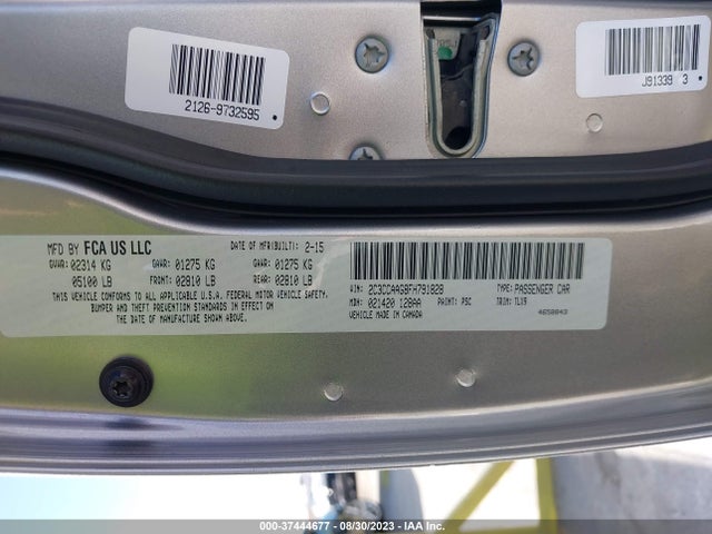 2C3CCAAG8FH791828 Chrysler 300 Limited