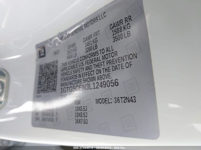 1GTG5CEN3L1249056 GMC Canyon 2wd Sle