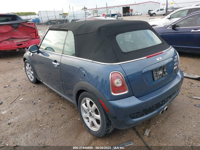 2009 MINI COOPER CONVERTIBLE S VIN: WMWMS33519TY07561