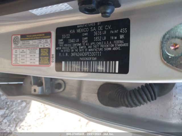 3KPA24AD6PE530711 KIA RIO LX