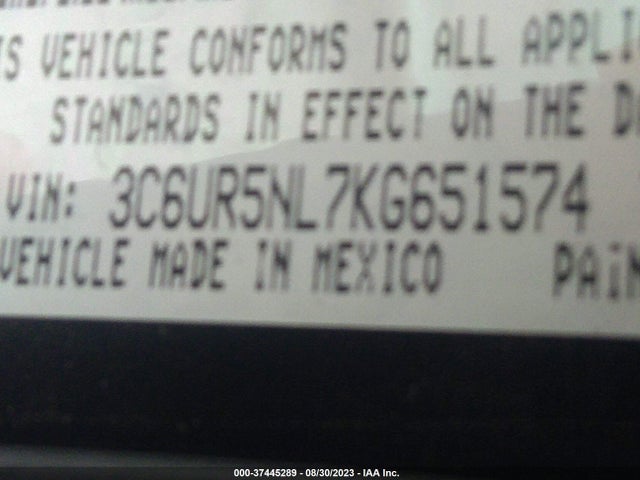 3C6UR5NL7KG651574 RAM 2500 Laramie