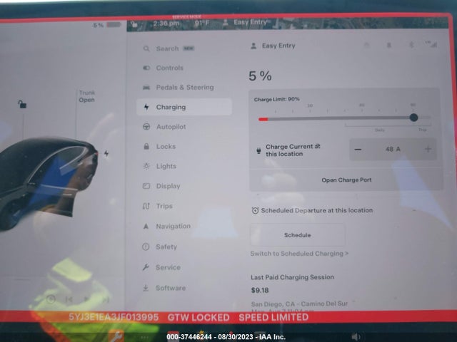 2018 Tesla 3, VIN: 5YJ3E1EA3JF013995