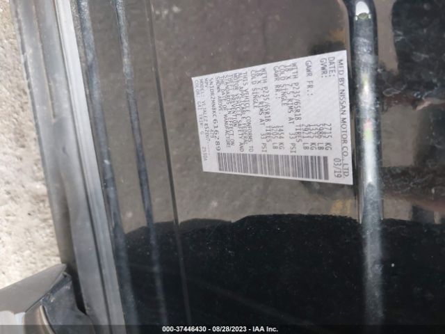 5N1DR2MN8KC616289 Nissan Pathfinder Sv